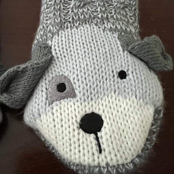 Jane and Bleecker Plushfill Slipper Socks | gray/white | size 4-10 - Picture 3 of 8